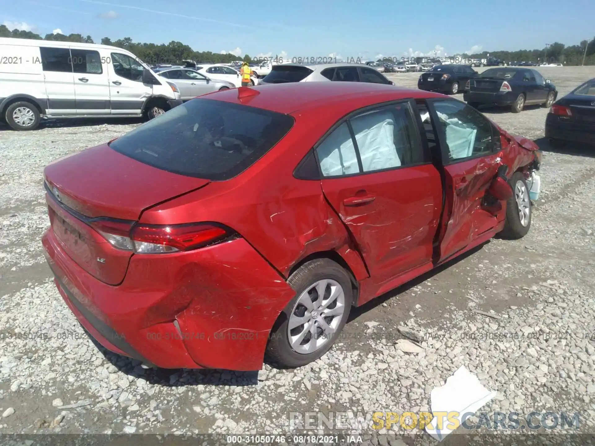 4 Photograph of a damaged car 5YFEPMAE8MP234515 TOYOTA COROLLA 2021