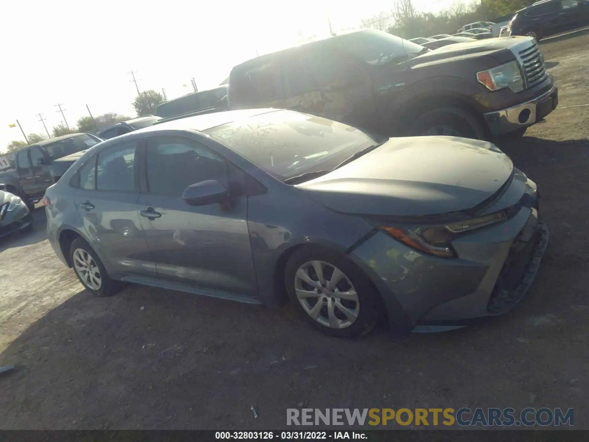 1 Photograph of a damaged car 5YFEPMAE8MP235146 TOYOTA COROLLA 2021