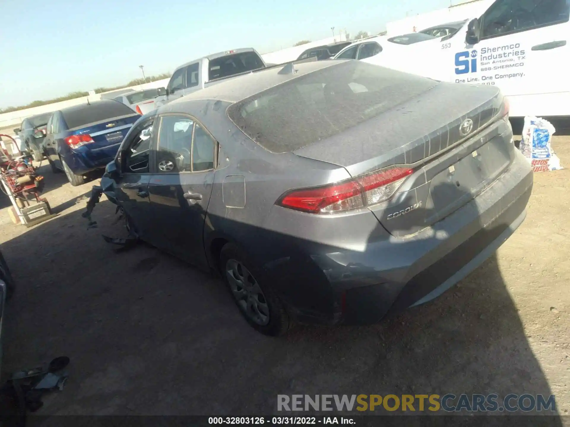 3 Photograph of a damaged car 5YFEPMAE8MP235146 TOYOTA COROLLA 2021