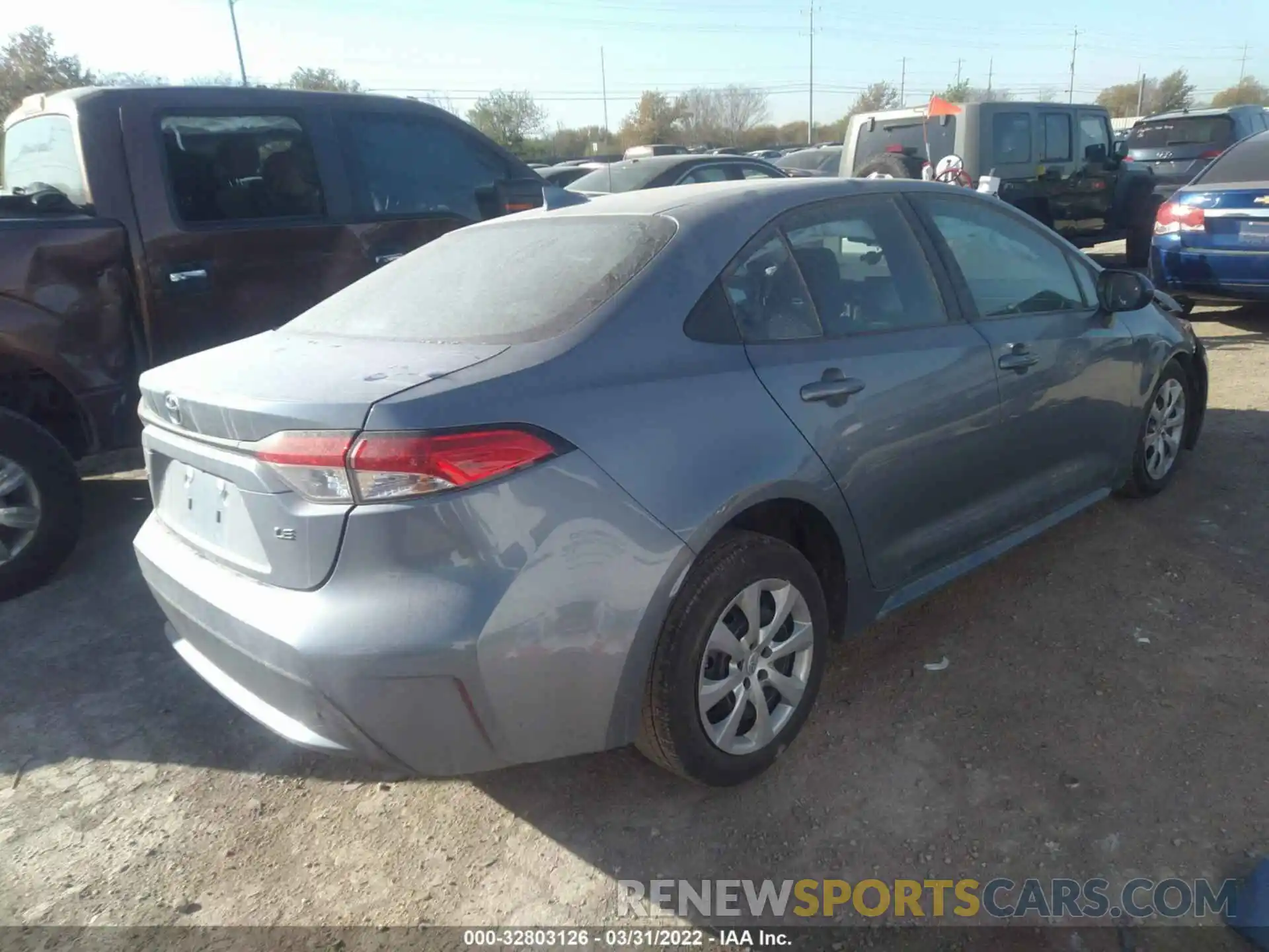 4 Photograph of a damaged car 5YFEPMAE8MP235146 TOYOTA COROLLA 2021