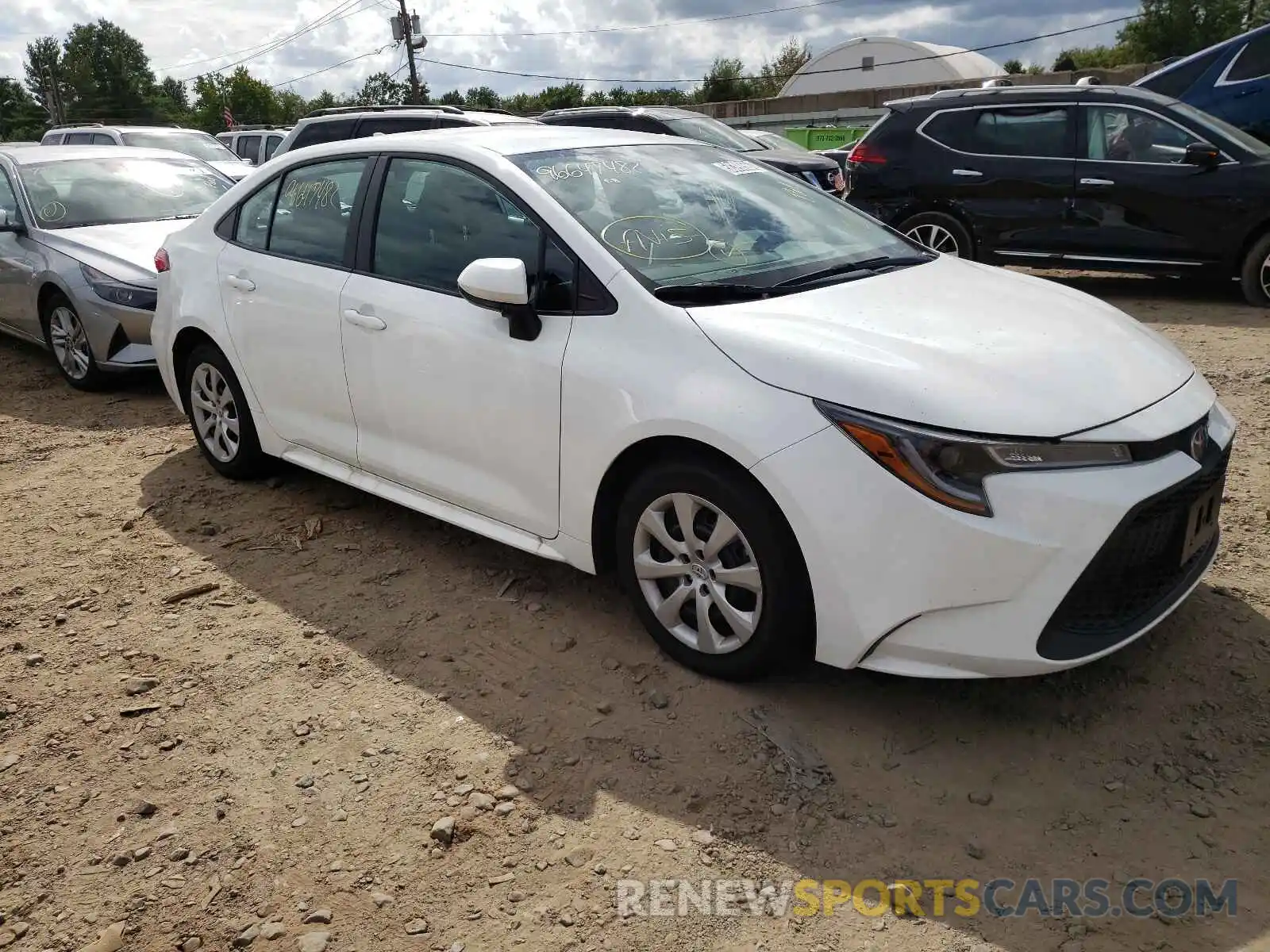 1 Photograph of a damaged car 5YFEPMAE8MP236068 TOYOTA COROLLA 2021