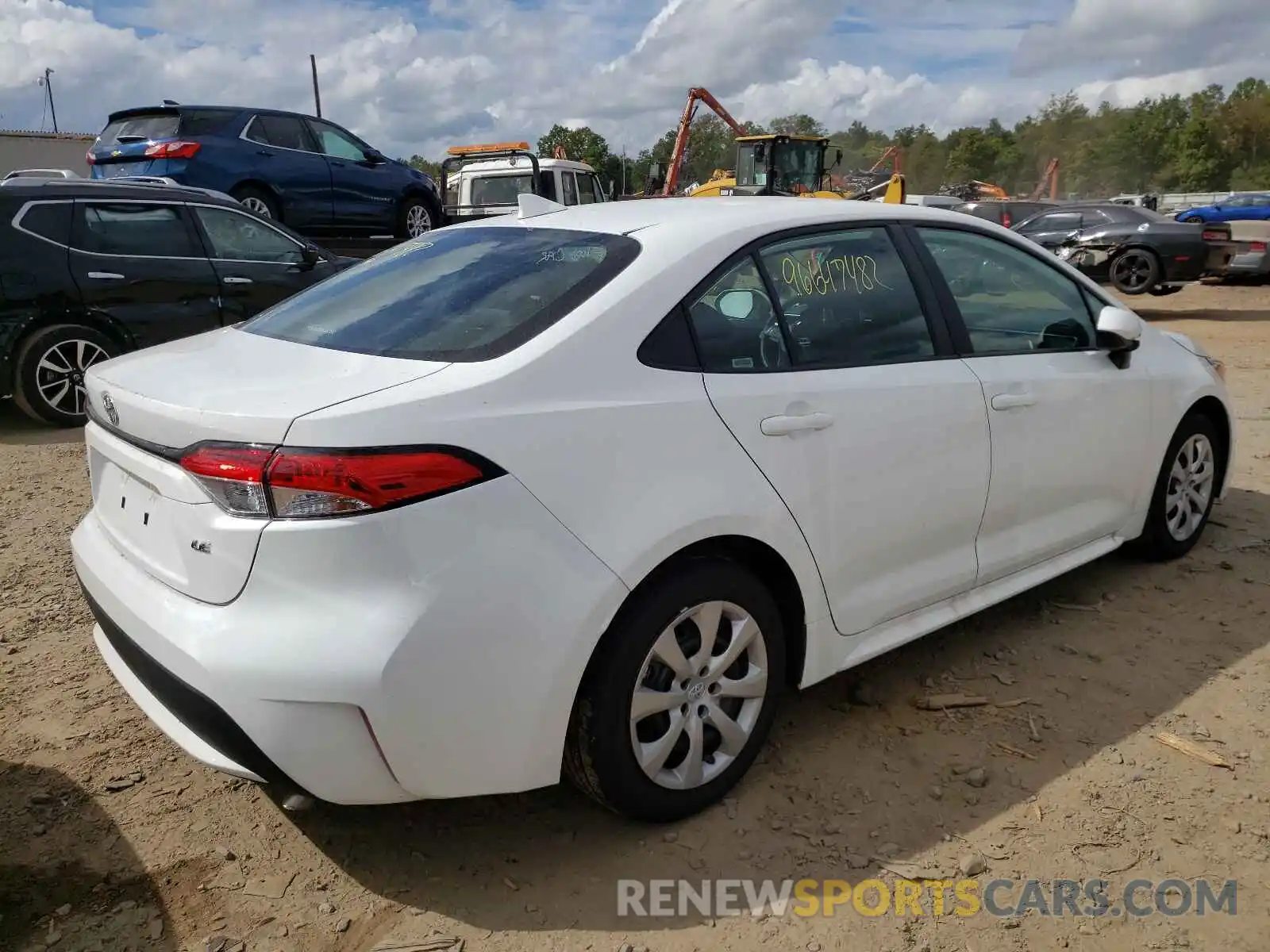 4 Photograph of a damaged car 5YFEPMAE8MP236068 TOYOTA COROLLA 2021