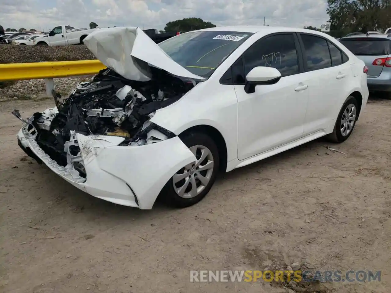 2 Photograph of a damaged car 5YFEPMAE8MP236166 TOYOTA COROLLA 2021