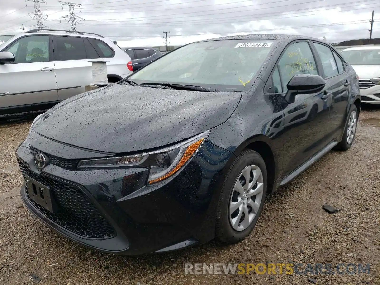 2 Photograph of a damaged car 5YFEPMAE8MP237091 TOYOTA COROLLA 2021