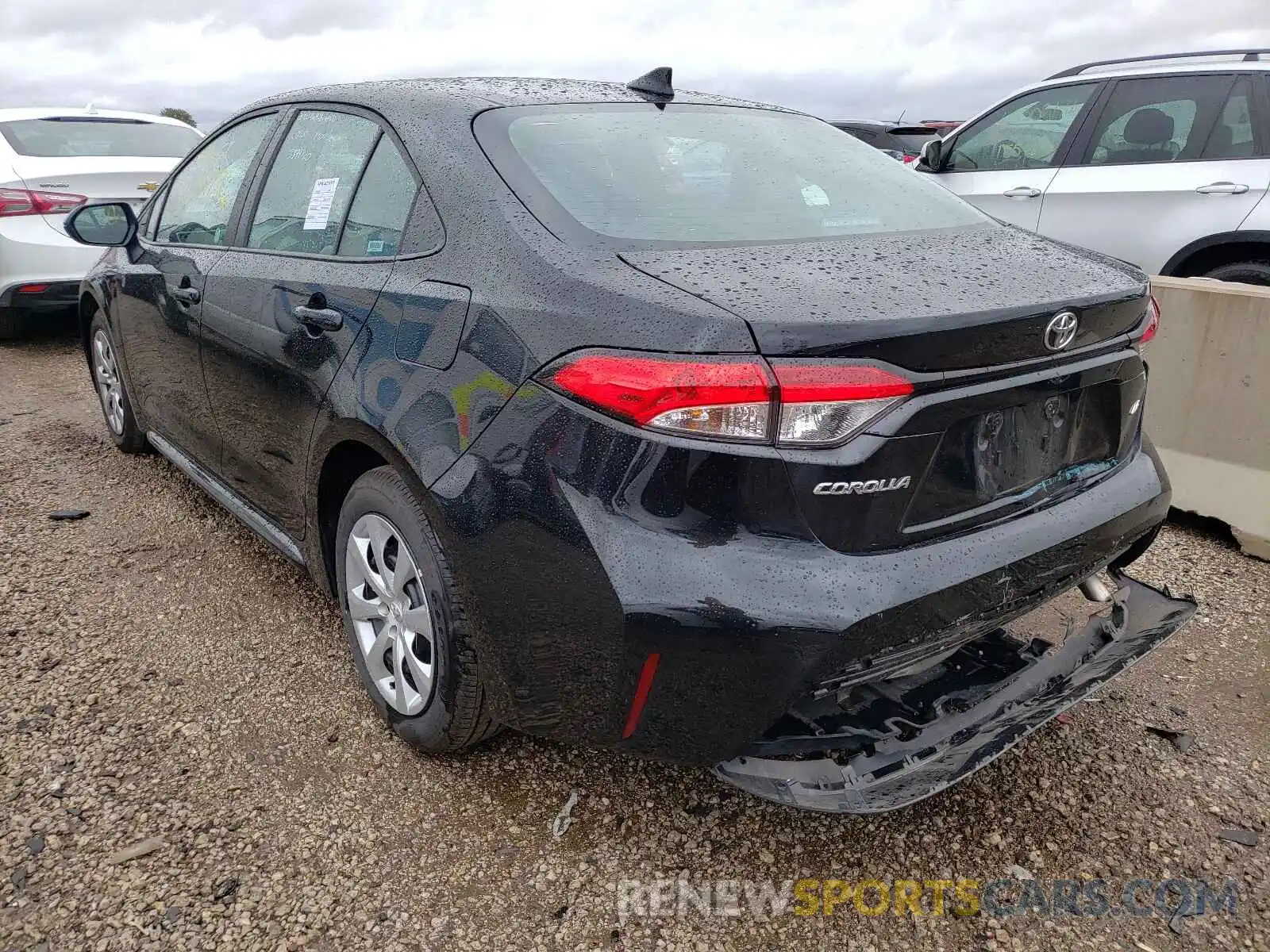 3 Photograph of a damaged car 5YFEPMAE8MP237091 TOYOTA COROLLA 2021