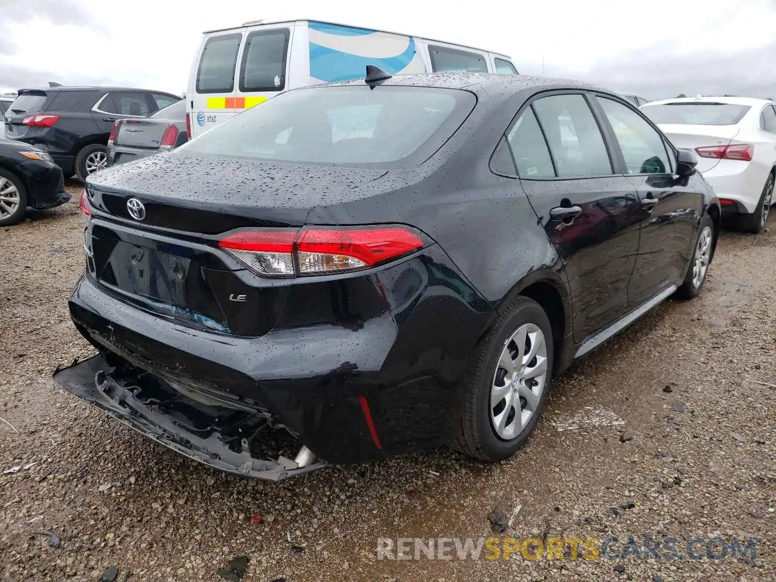 4 Photograph of a damaged car 5YFEPMAE8MP237091 TOYOTA COROLLA 2021