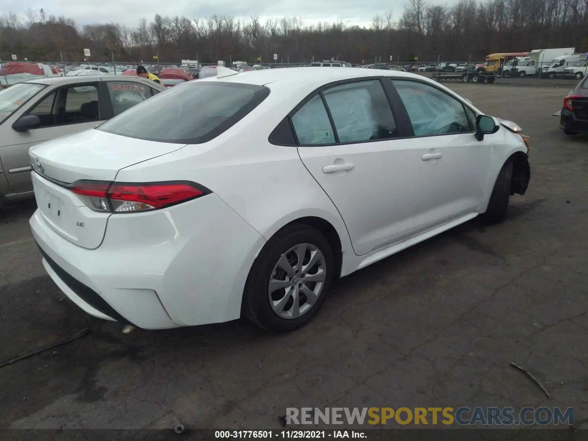 4 Photograph of a damaged car 5YFEPMAE8MP237155 TOYOTA COROLLA 2021