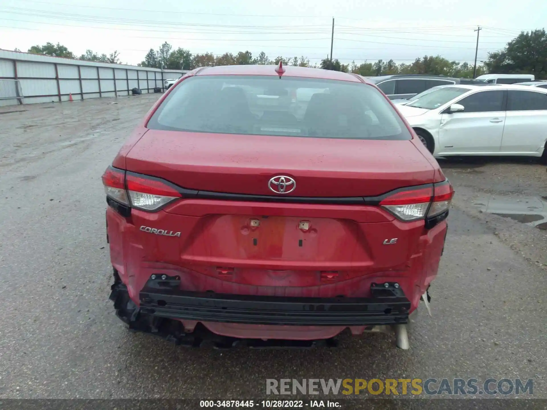 6 Photograph of a damaged car 5YFEPMAE8MP239696 TOYOTA COROLLA 2021