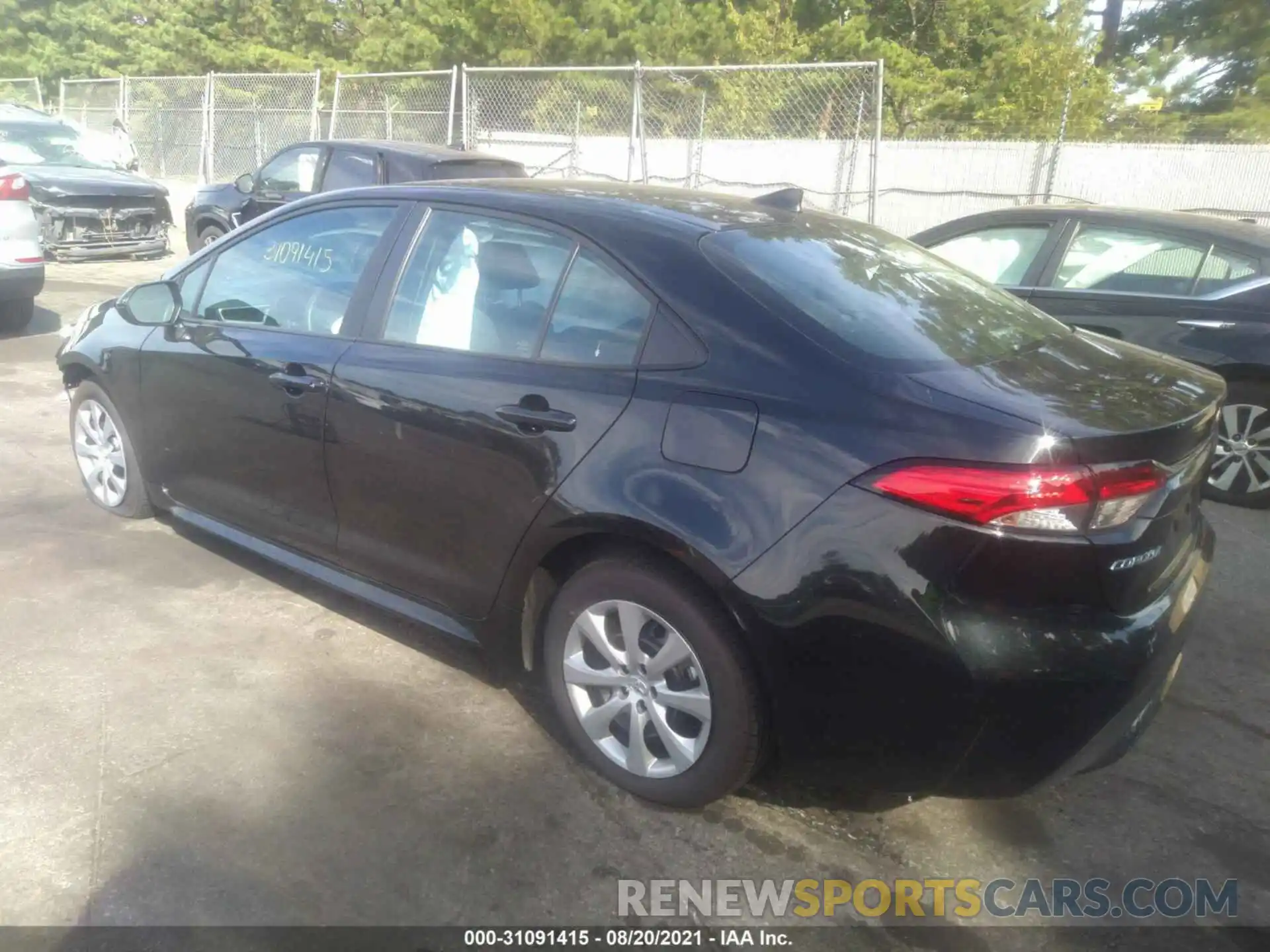 3 Photograph of a damaged car 5YFEPMAE8MP239777 TOYOTA COROLLA 2021