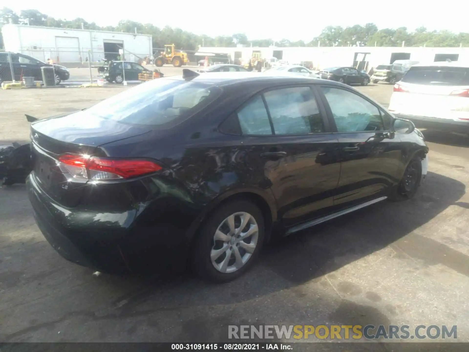 4 Photograph of a damaged car 5YFEPMAE8MP239777 TOYOTA COROLLA 2021