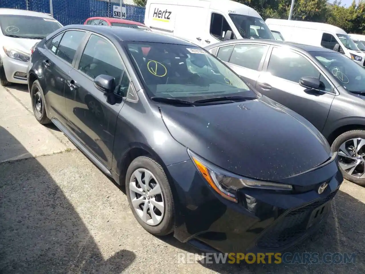 1 Photograph of a damaged car 5YFEPMAE8MP239987 TOYOTA COROLLA 2021