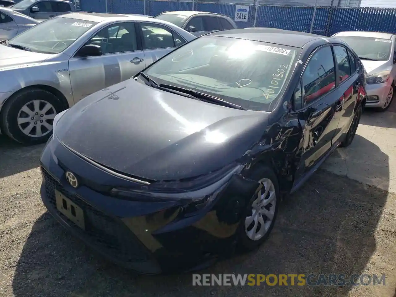 2 Photograph of a damaged car 5YFEPMAE8MP239987 TOYOTA COROLLA 2021