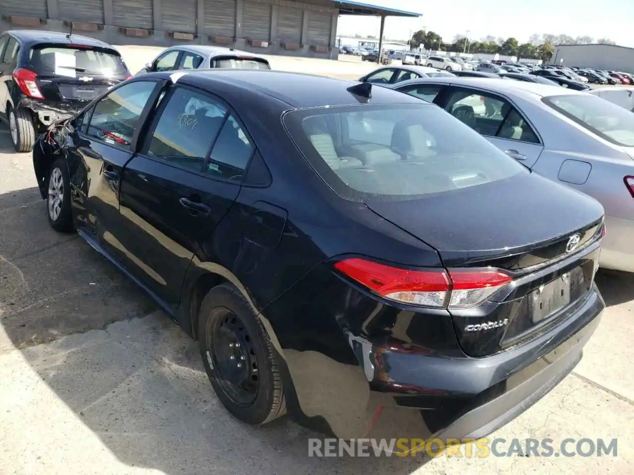 3 Photograph of a damaged car 5YFEPMAE8MP239987 TOYOTA COROLLA 2021