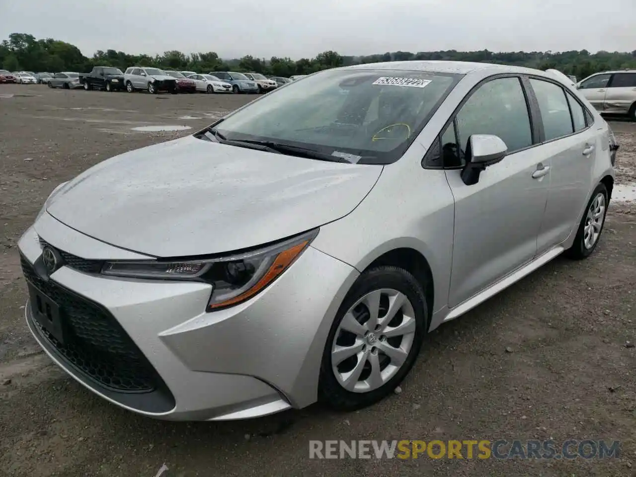 2 Photograph of a damaged car 5YFEPMAE8MP242694 TOYOTA COROLLA 2021