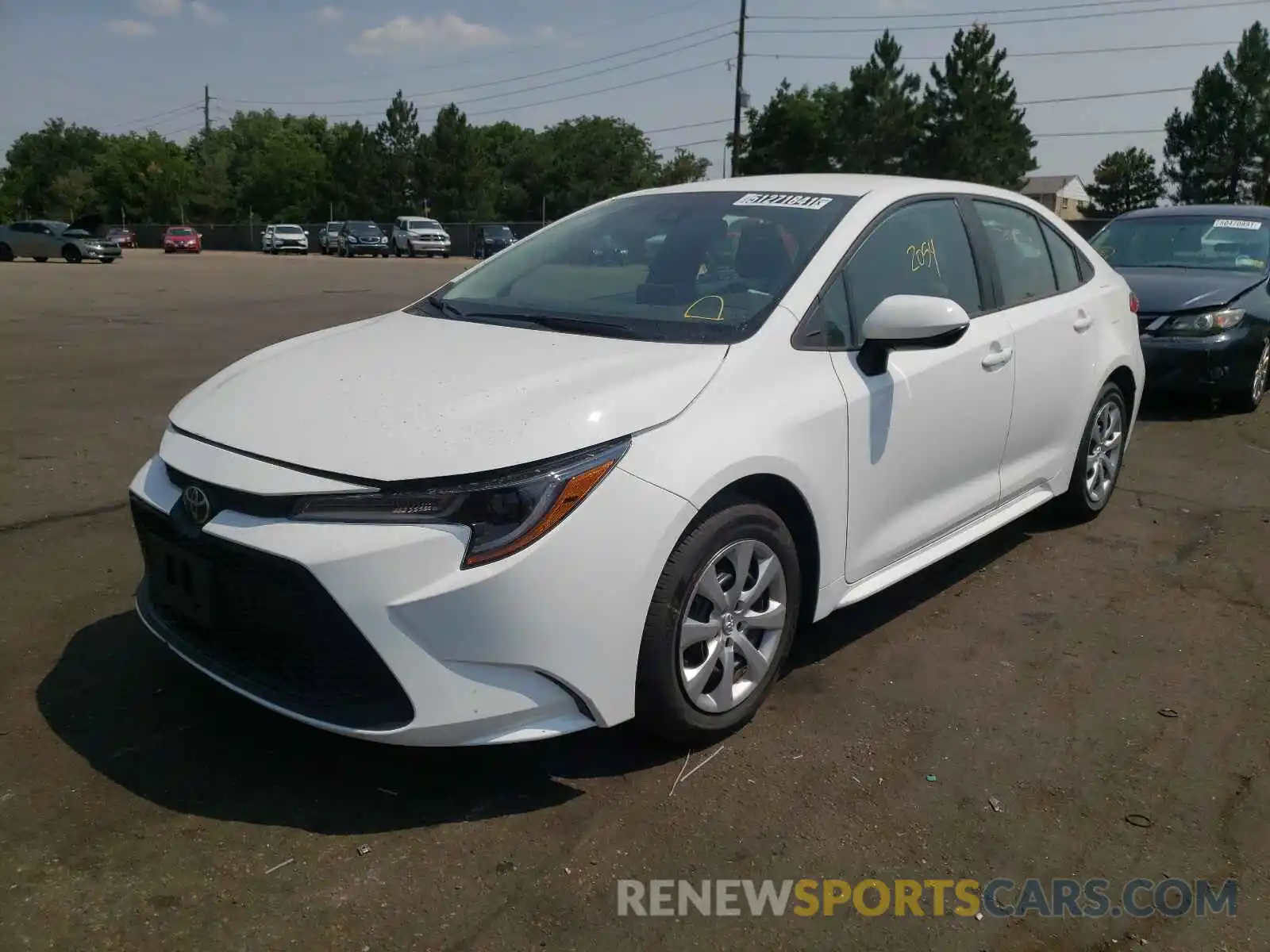 2 Photograph of a damaged car 5YFEPMAE8MP243148 TOYOTA COROLLA 2021