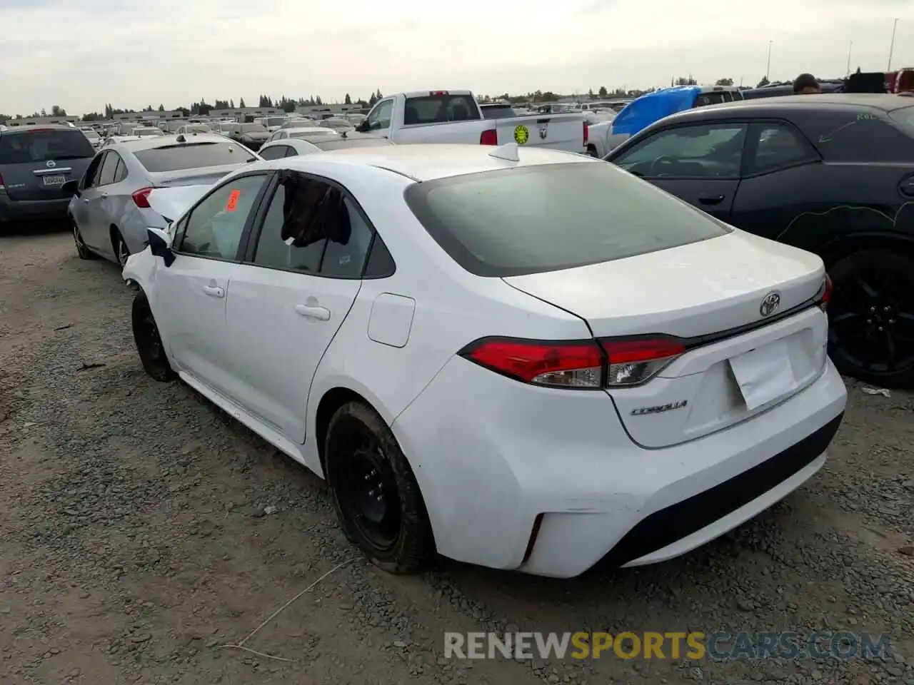 3 Photograph of a damaged car 5YFEPMAE8MP243179 TOYOTA COROLLA 2021