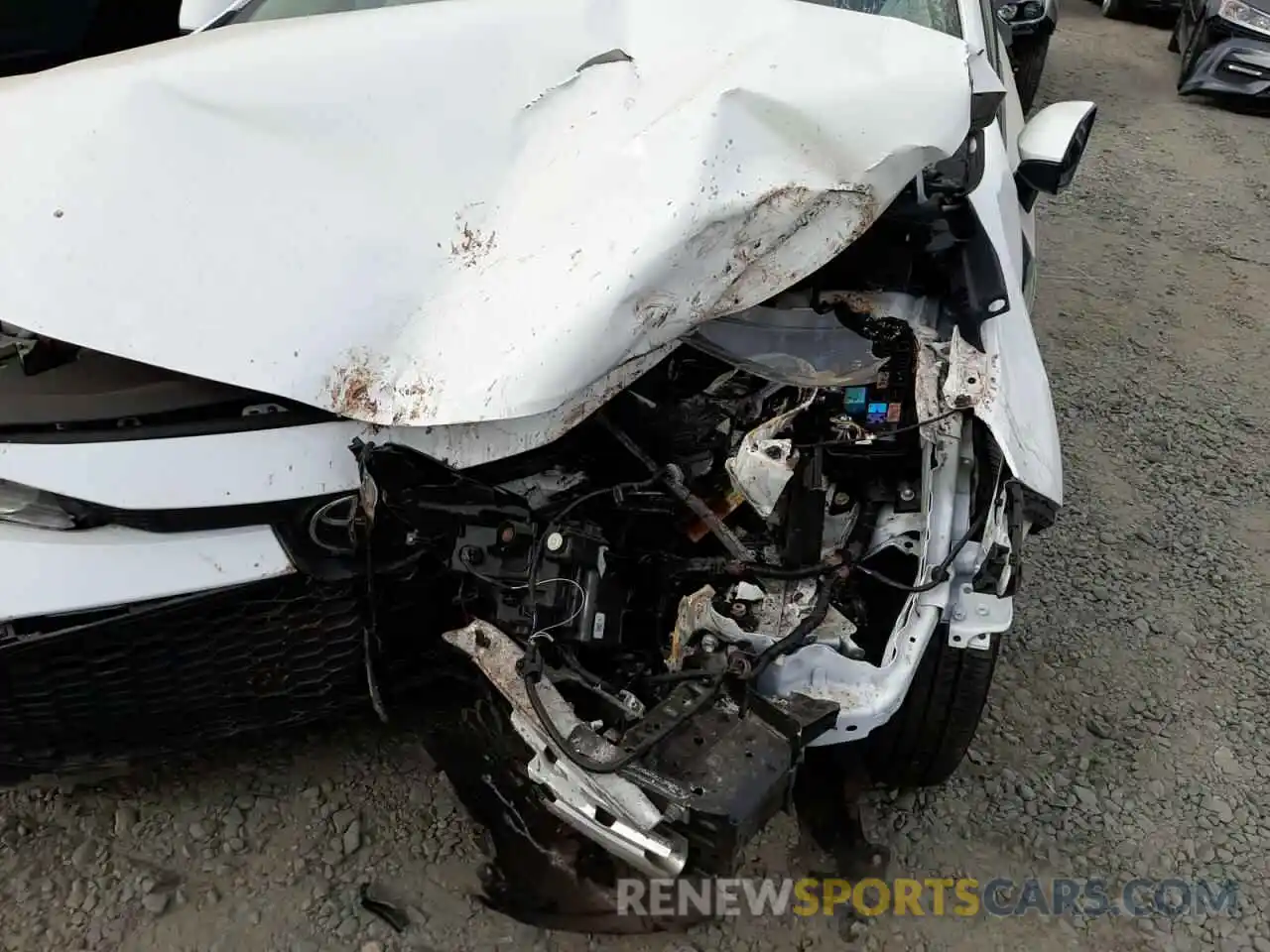 9 Photograph of a damaged car 5YFEPMAE8MP243179 TOYOTA COROLLA 2021