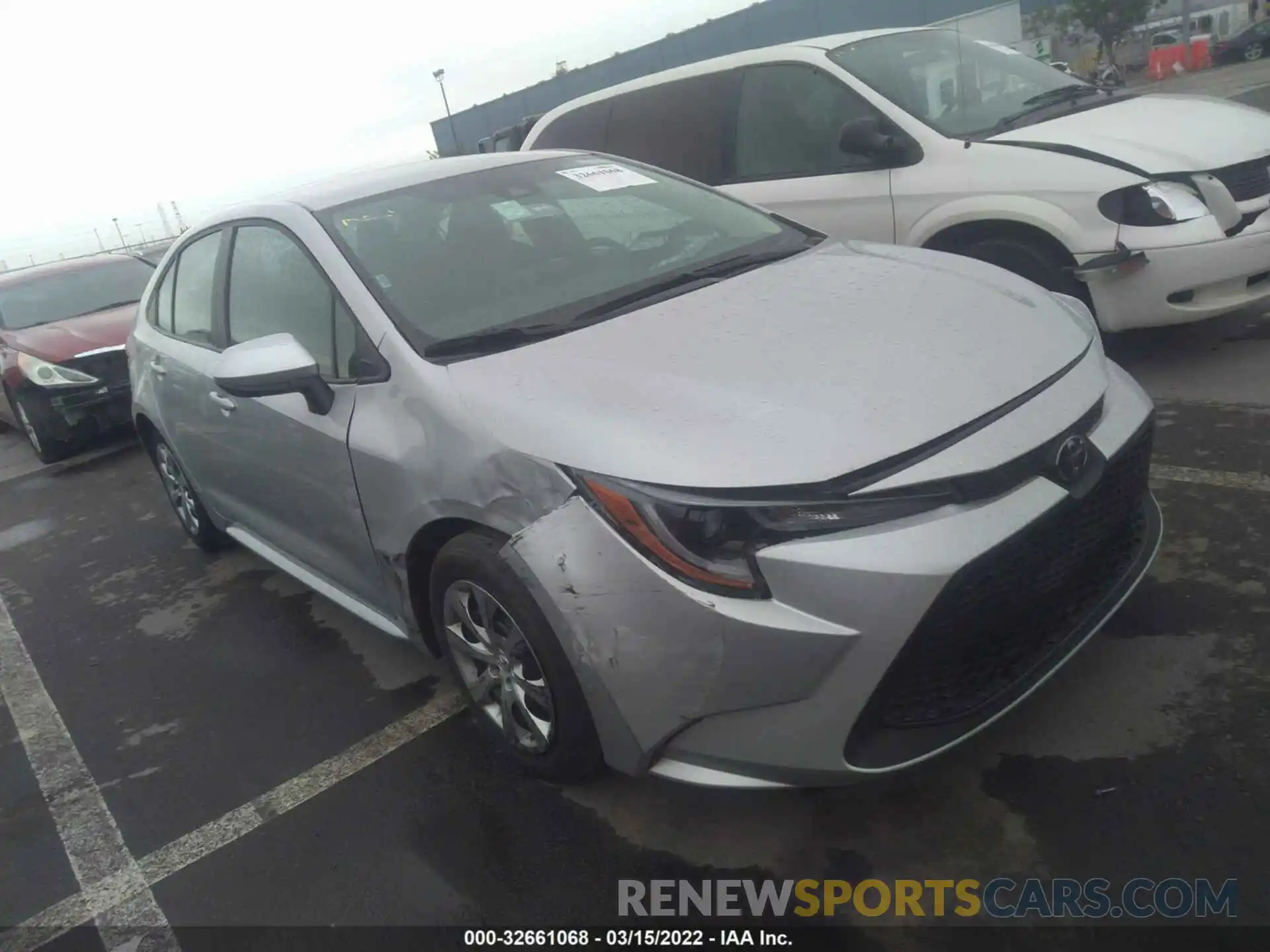 1 Photograph of a damaged car 5YFEPMAE8MP244820 TOYOTA COROLLA 2021