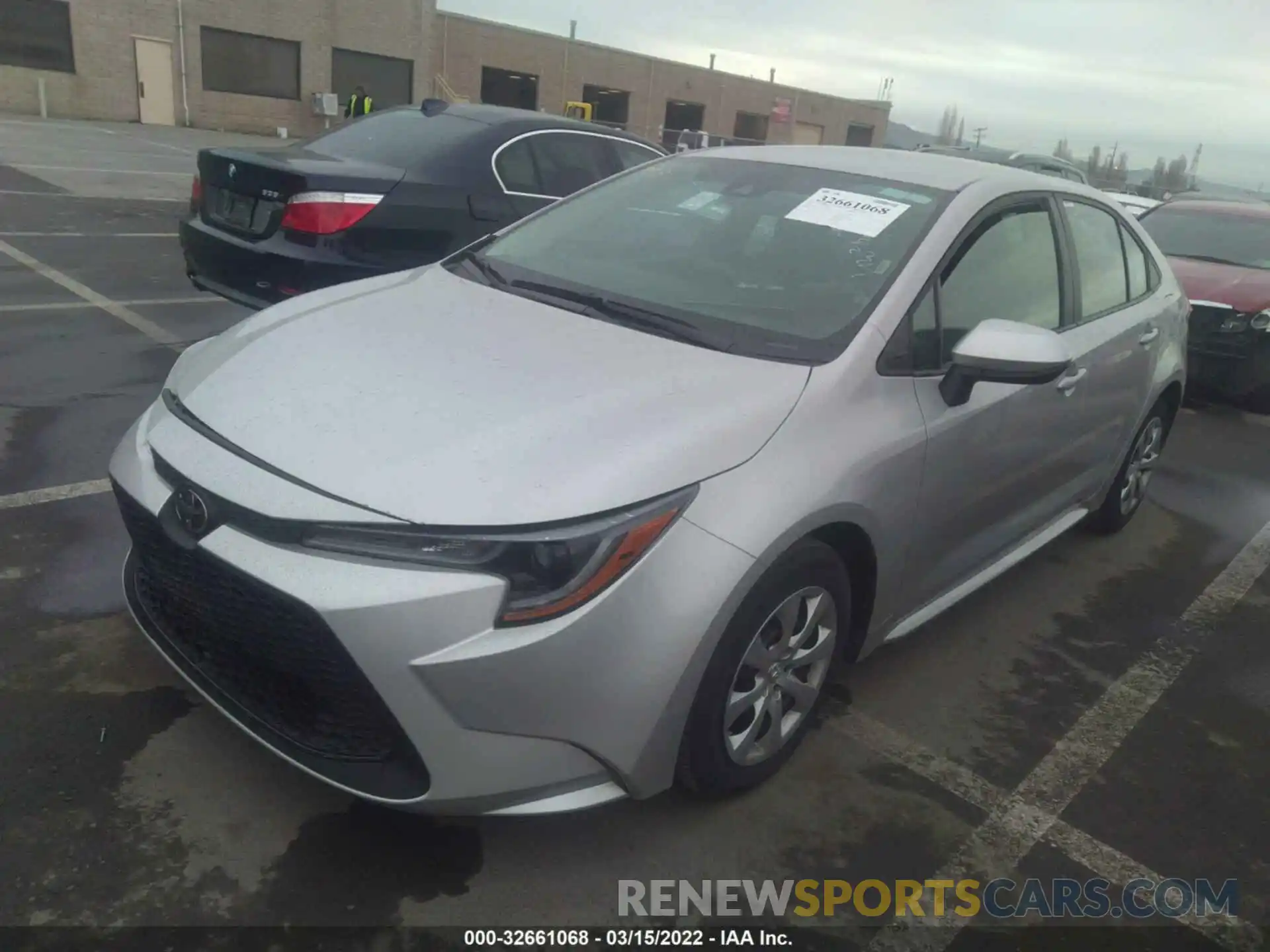 2 Photograph of a damaged car 5YFEPMAE8MP244820 TOYOTA COROLLA 2021