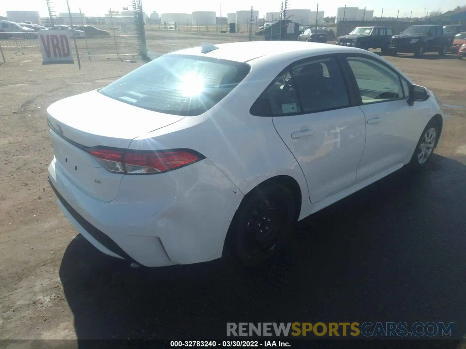 4 Photograph of a damaged car 5YFEPMAE8MP245479 TOYOTA COROLLA 2021