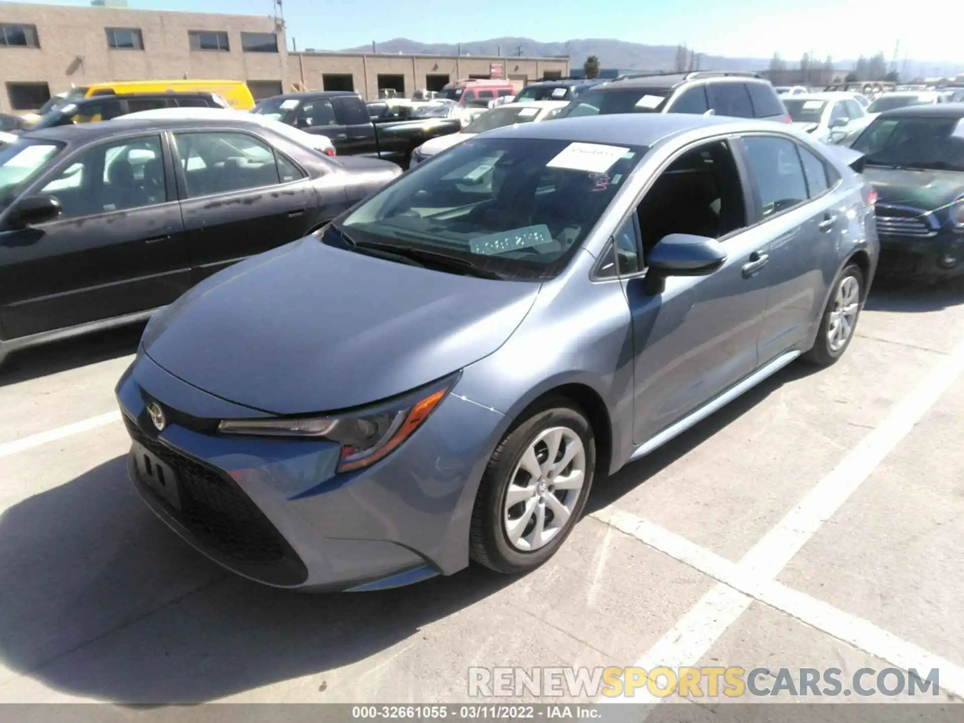 2 Photograph of a damaged car 5YFEPMAE8MP247054 TOYOTA COROLLA 2021