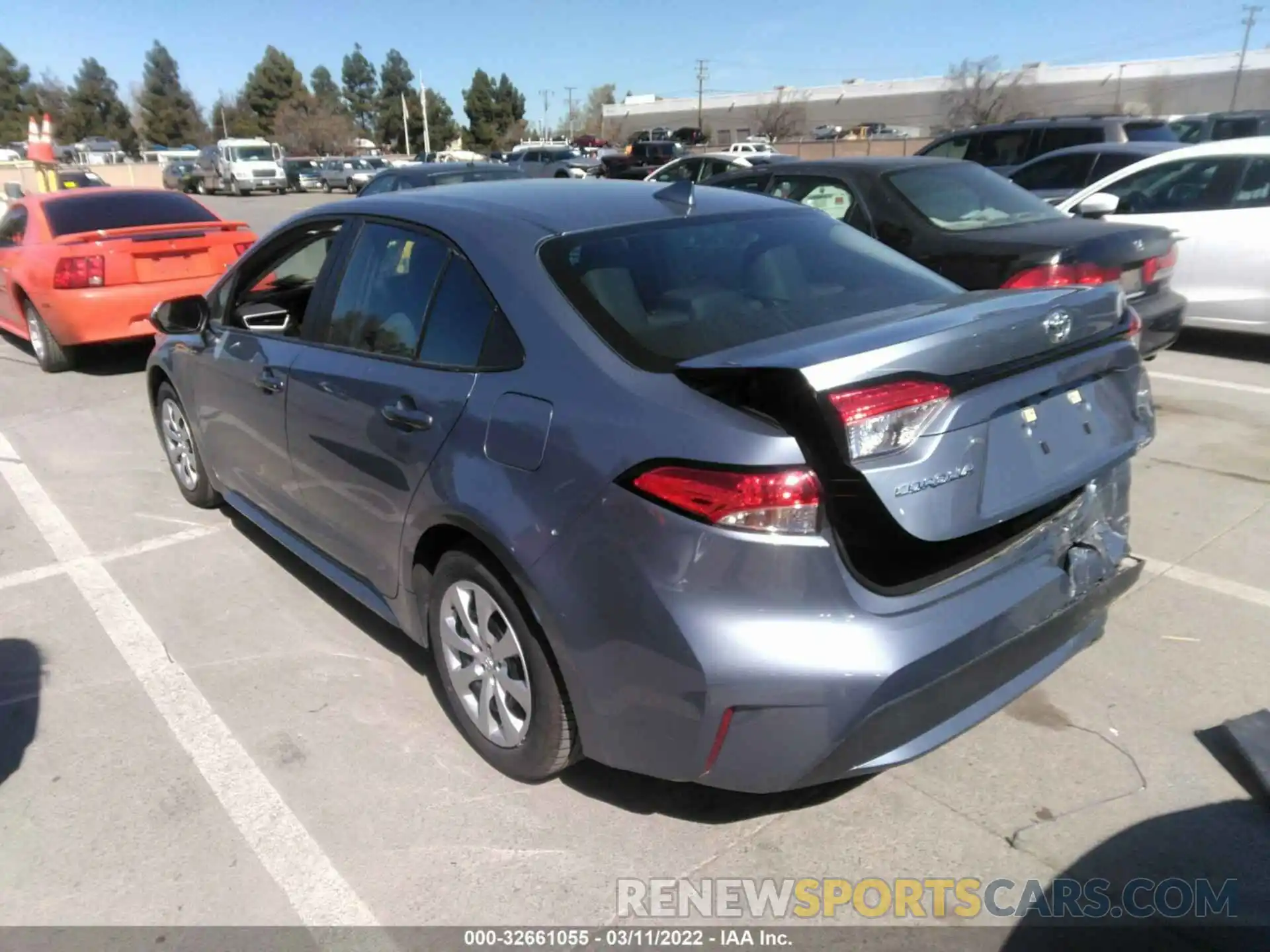 3 Photograph of a damaged car 5YFEPMAE8MP247054 TOYOTA COROLLA 2021