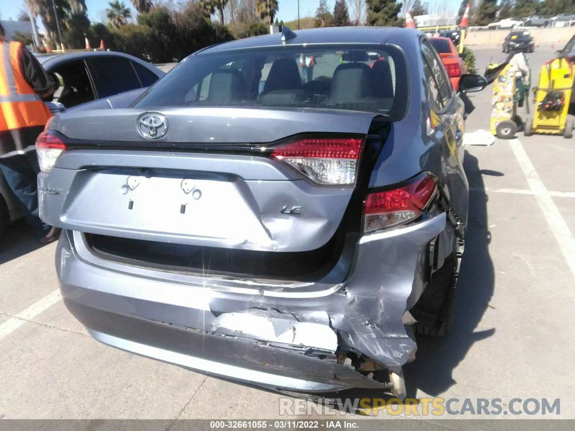 6 Photograph of a damaged car 5YFEPMAE8MP247054 TOYOTA COROLLA 2021