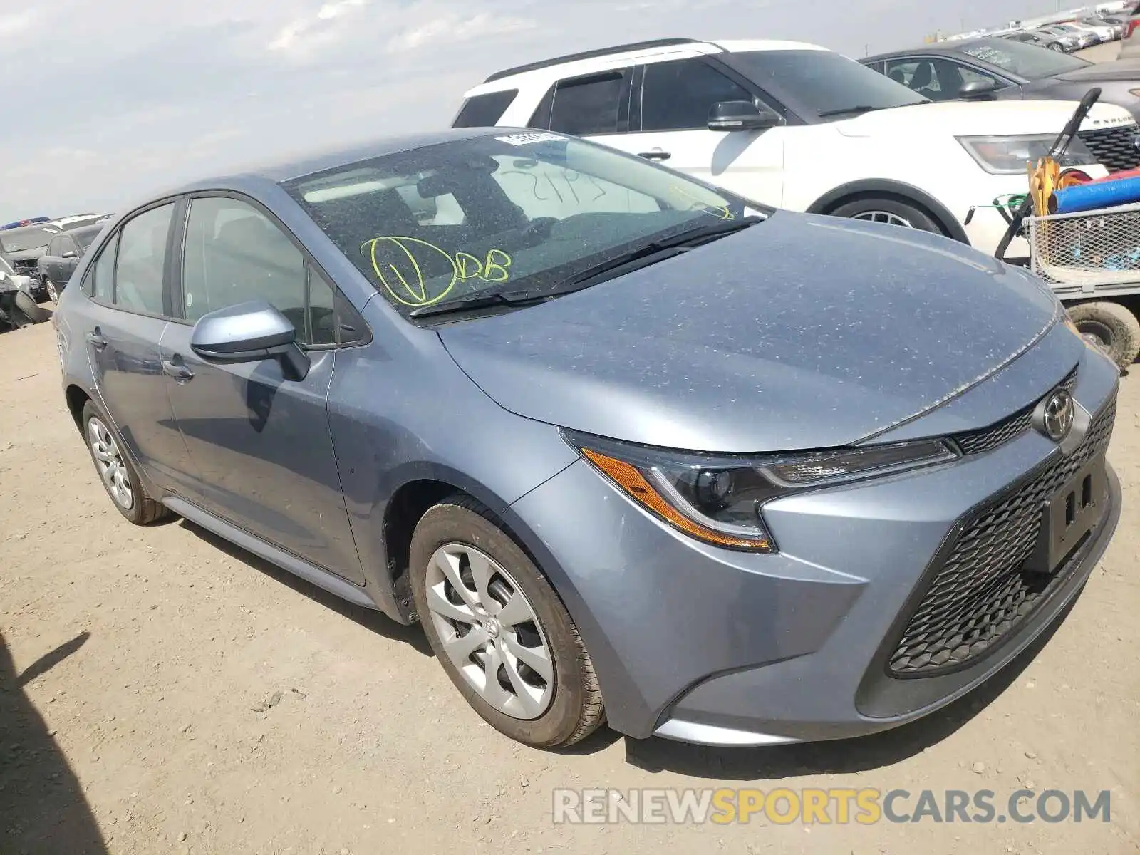 1 Photograph of a damaged car 5YFEPMAE8MP247748 TOYOTA COROLLA 2021