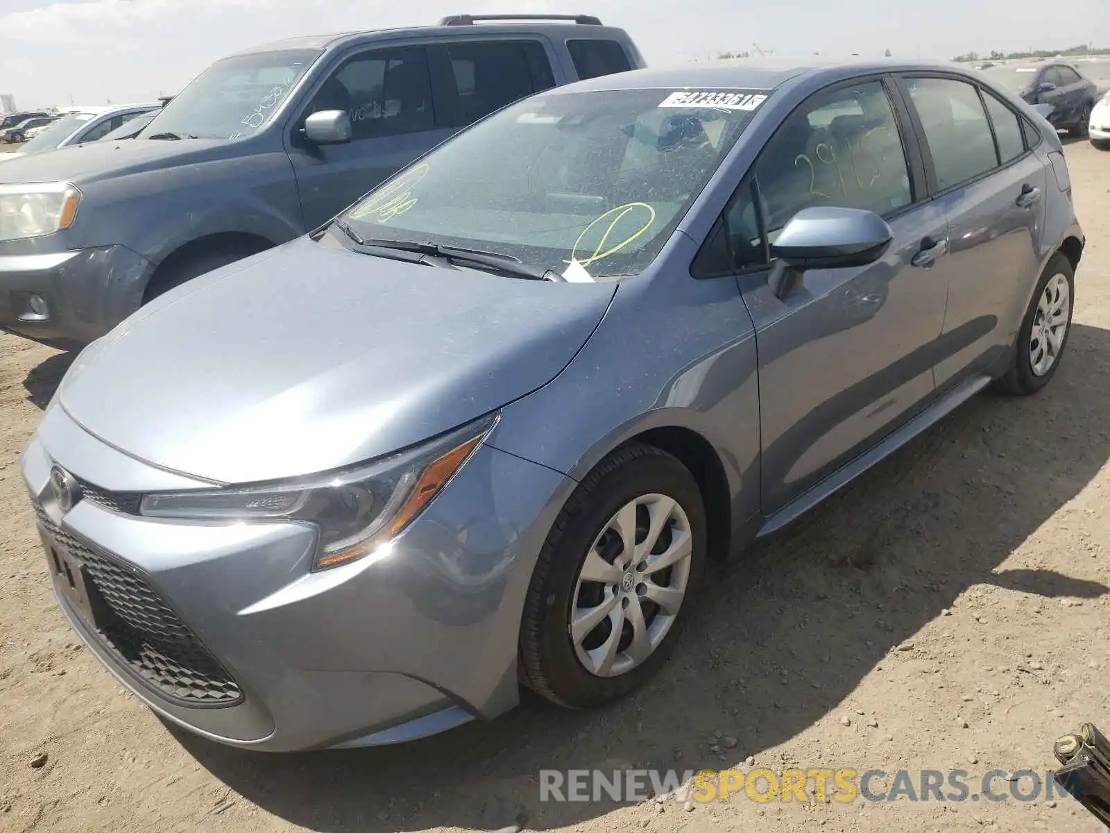 2 Photograph of a damaged car 5YFEPMAE8MP247748 TOYOTA COROLLA 2021