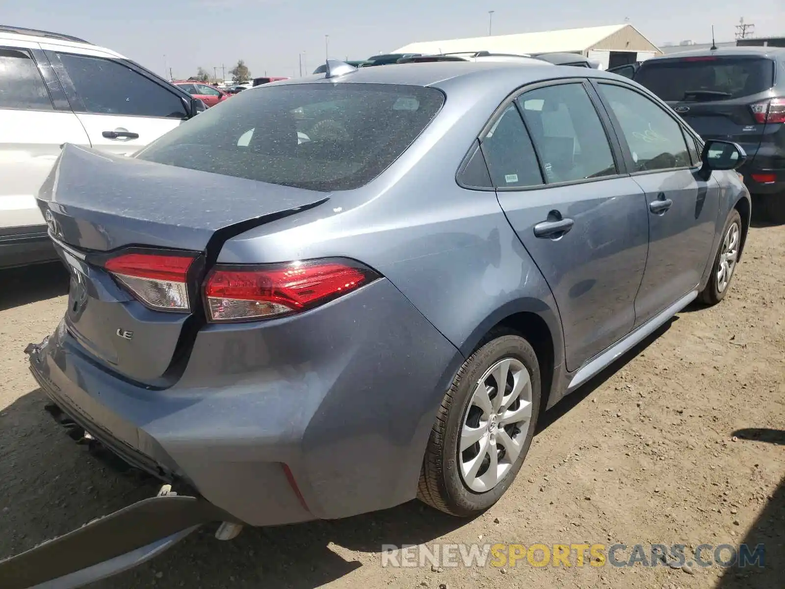 4 Photograph of a damaged car 5YFEPMAE8MP247748 TOYOTA COROLLA 2021