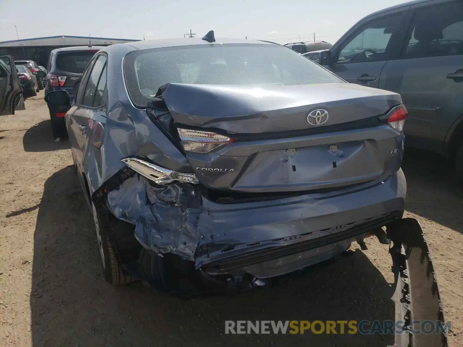 9 Photograph of a damaged car 5YFEPMAE8MP247748 TOYOTA COROLLA 2021