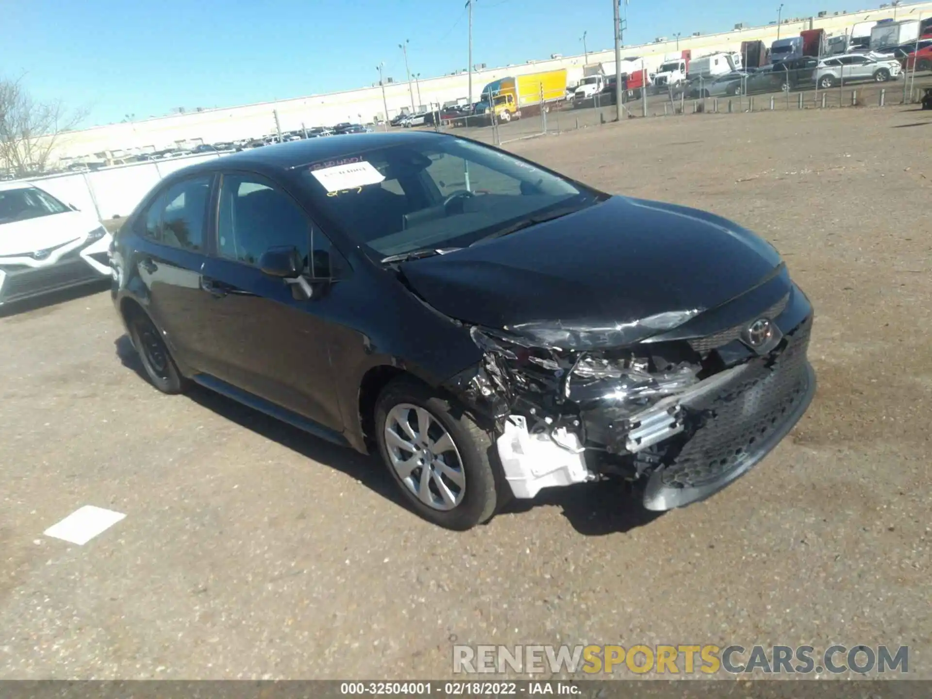 1 Photograph of a damaged car 5YFEPMAE8MP248754 TOYOTA COROLLA 2021