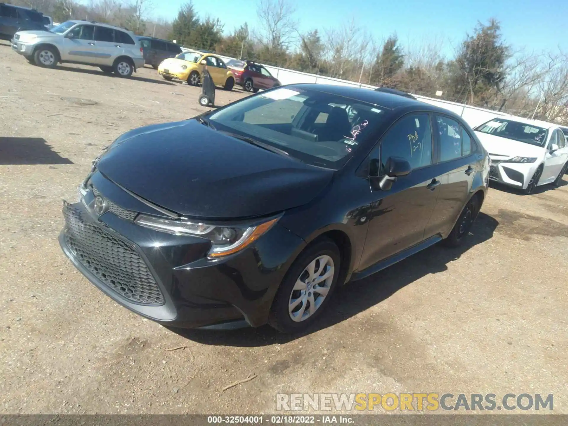 2 Photograph of a damaged car 5YFEPMAE8MP248754 TOYOTA COROLLA 2021