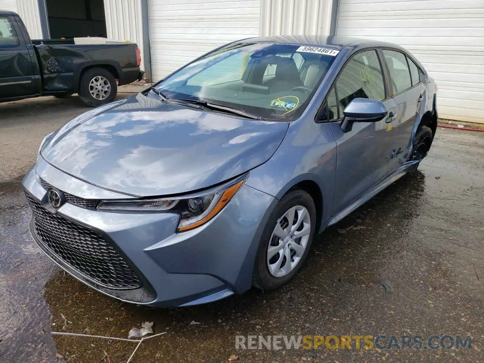 2 Photograph of a damaged car 5YFEPMAE8MP249791 TOYOTA COROLLA 2021