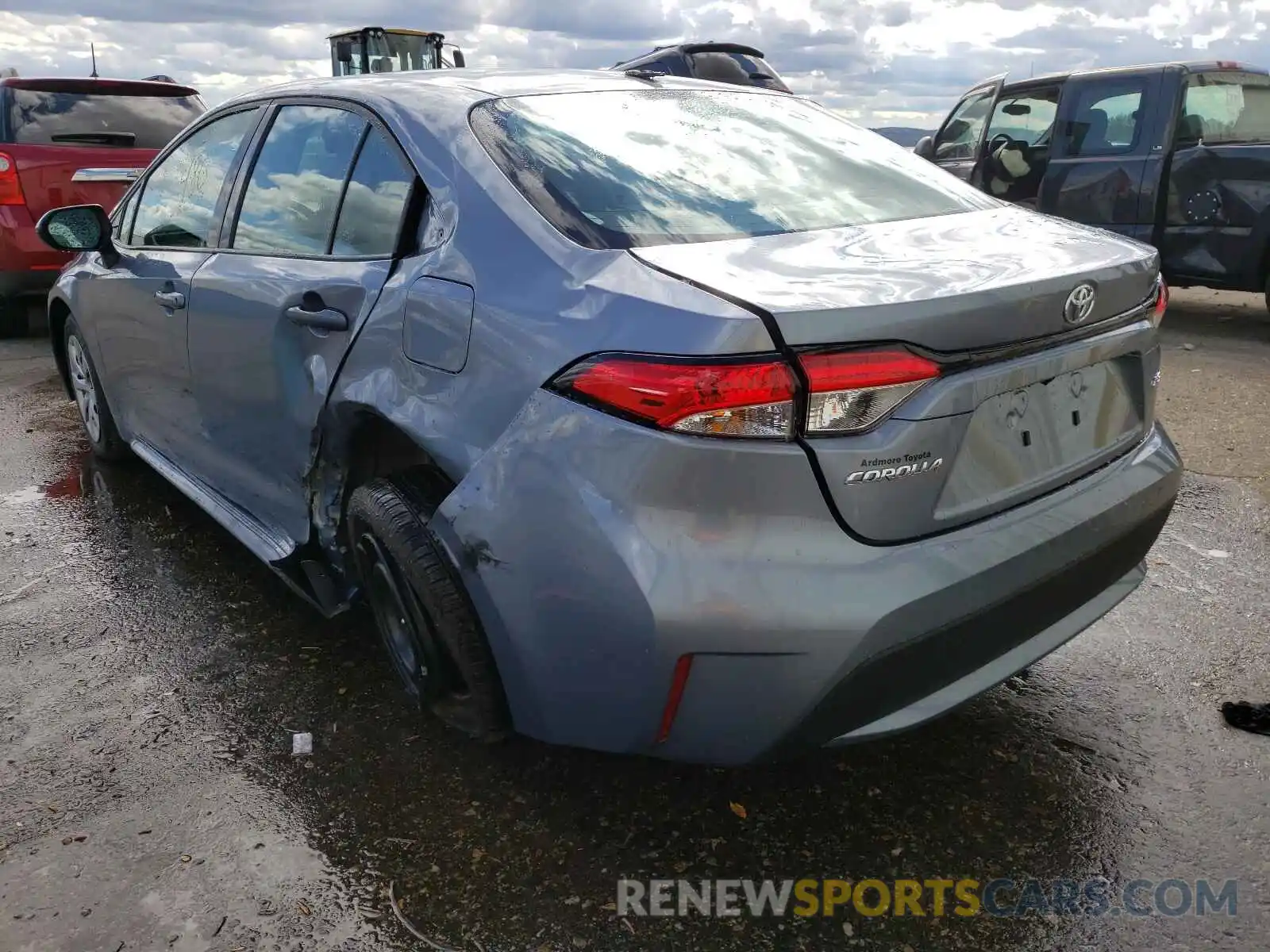 3 Photograph of a damaged car 5YFEPMAE8MP249791 TOYOTA COROLLA 2021