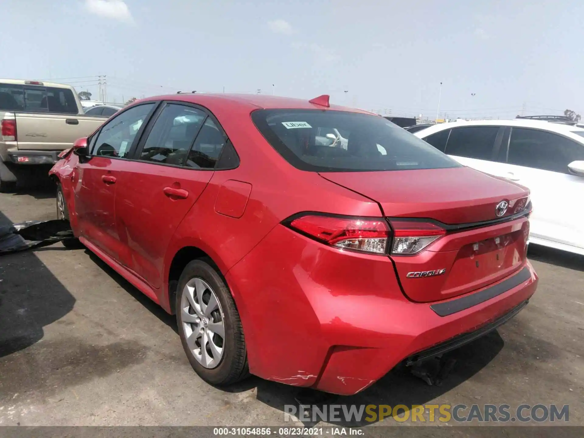 3 Photograph of a damaged car 5YFEPMAE8MP255512 TOYOTA COROLLA 2021