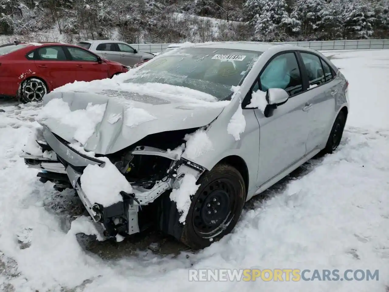 2 Photograph of a damaged car 5YFEPMAE8MP257258 TOYOTA COROLLA 2021