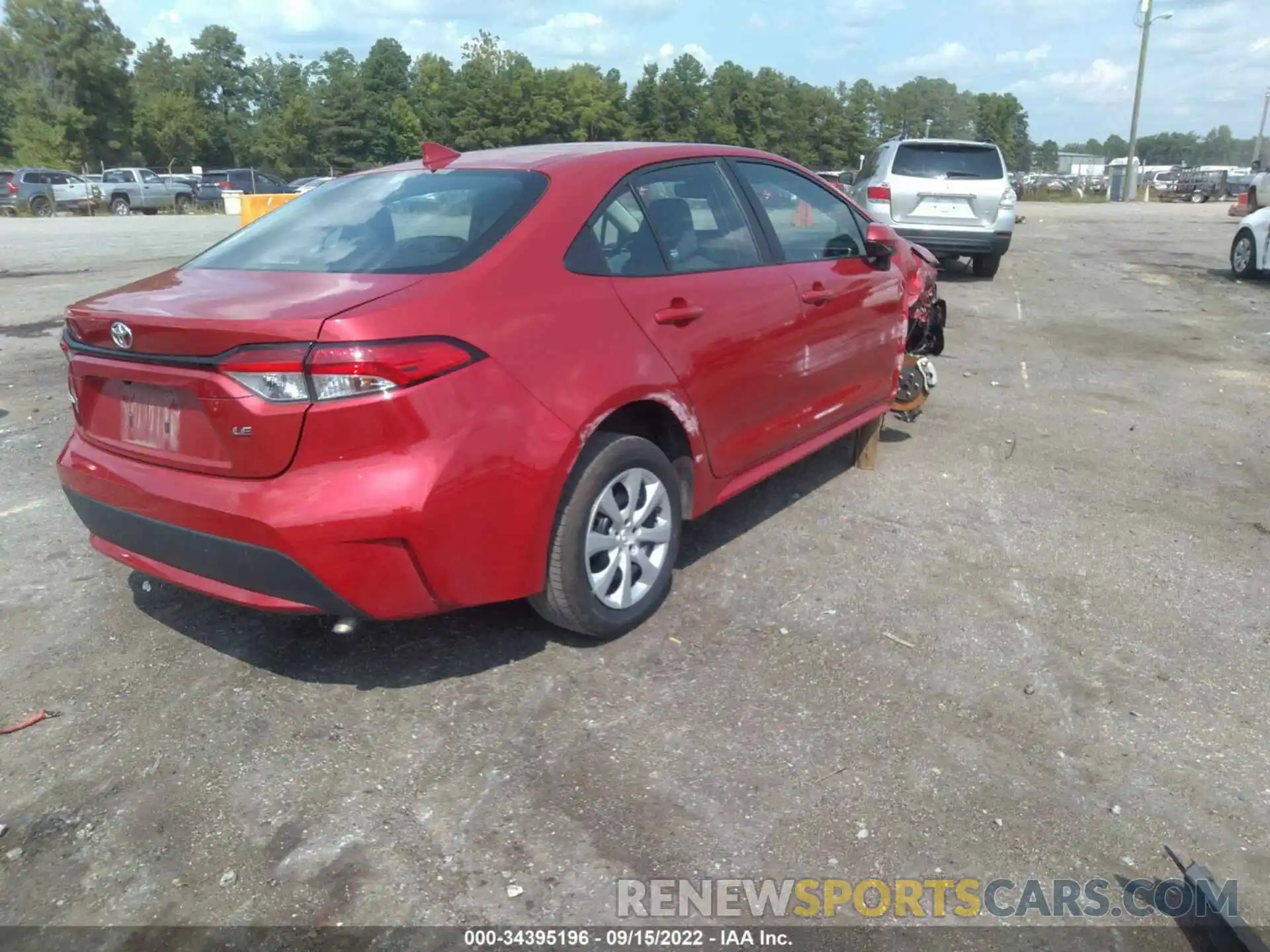 4 Photograph of a damaged car 5YFEPMAE8MP259186 TOYOTA COROLLA 2021