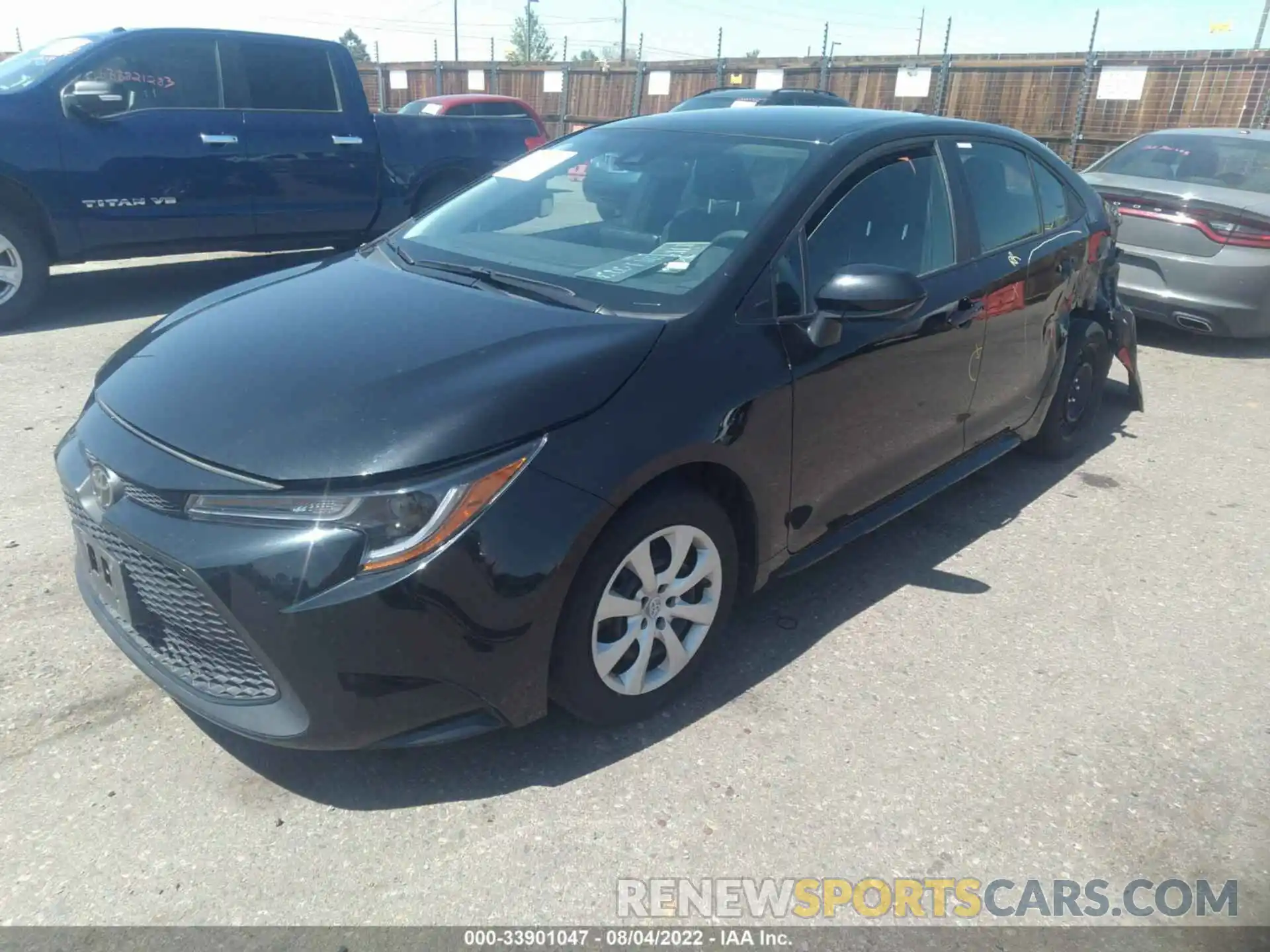 2 Photograph of a damaged car 5YFEPMAE8MP262086 TOYOTA COROLLA 2021