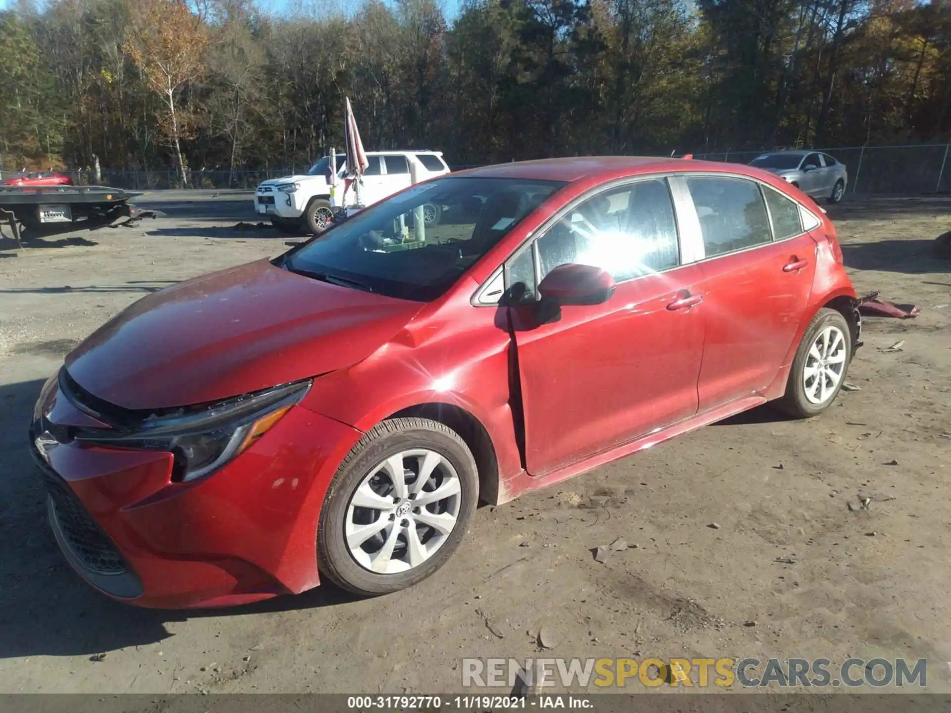 1 Photograph of a damaged car 5YFEPMAE8MP262797 TOYOTA COROLLA 2021