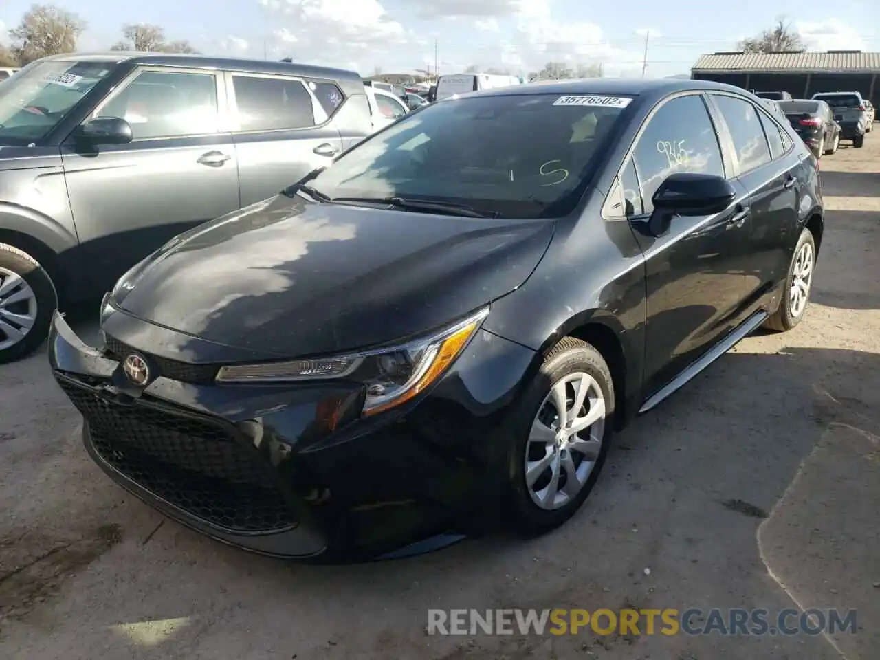 2 Photograph of a damaged car 5YFEPMAE8MP263299 TOYOTA COROLLA 2021