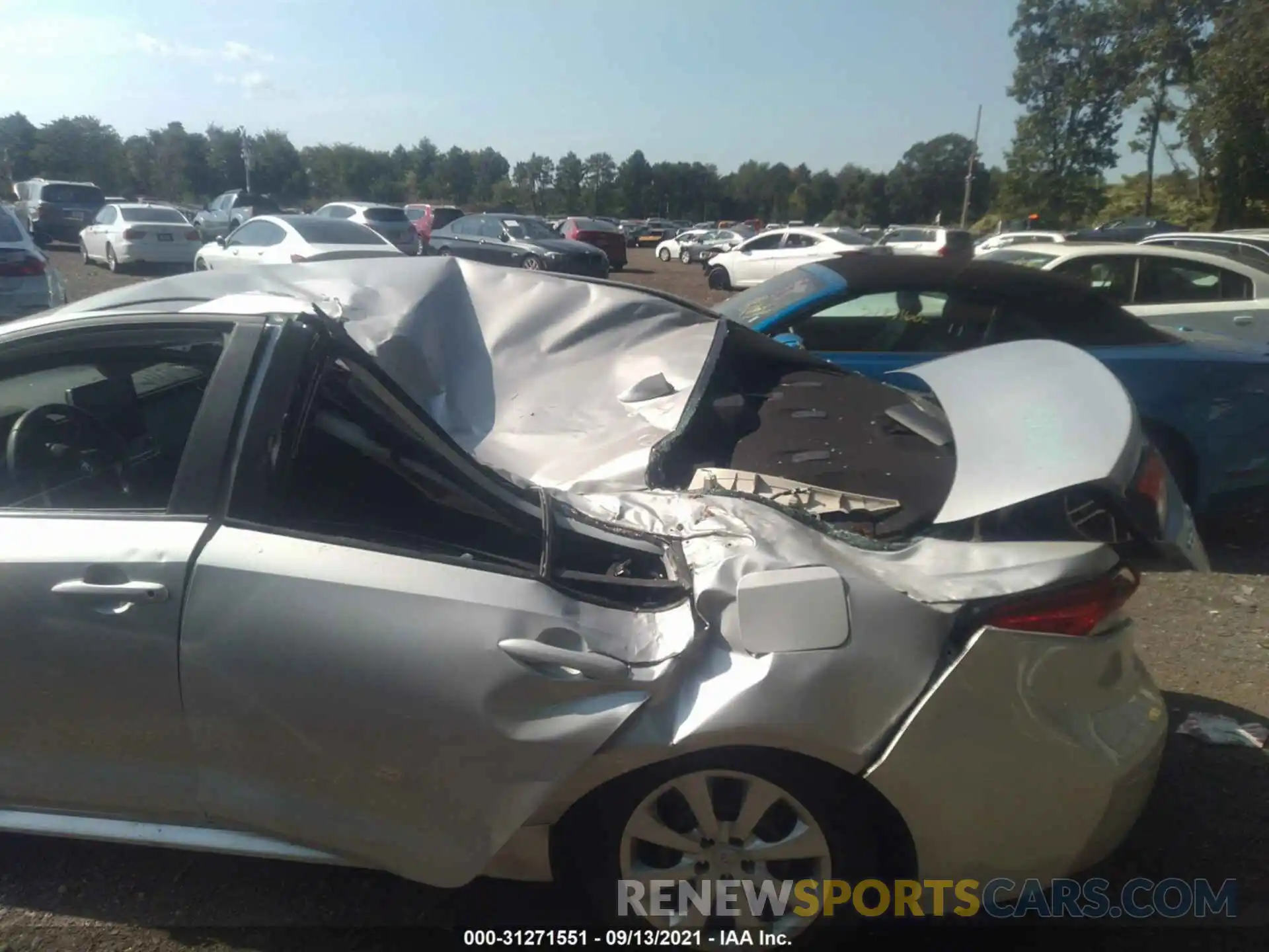 6 Photograph of a damaged car 5YFEPMAE8MP263898 TOYOTA COROLLA 2021