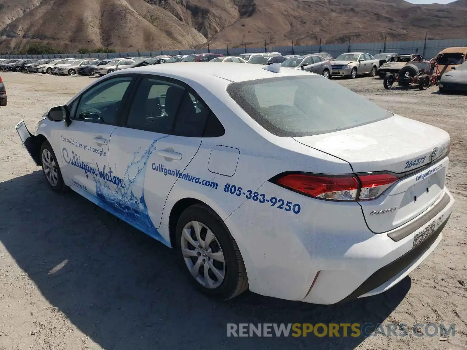 3 Photograph of a damaged car 5YFEPMAE8MP264372 TOYOTA COROLLA 2021