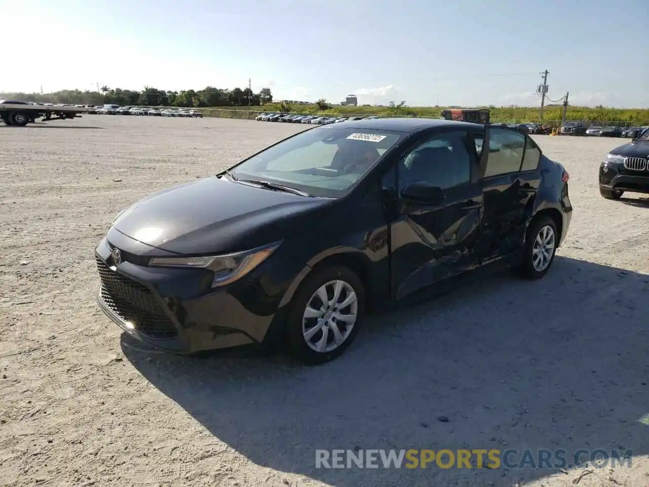 2 Photograph of a damaged car 5YFEPMAE8MP266445 TOYOTA COROLLA 2021