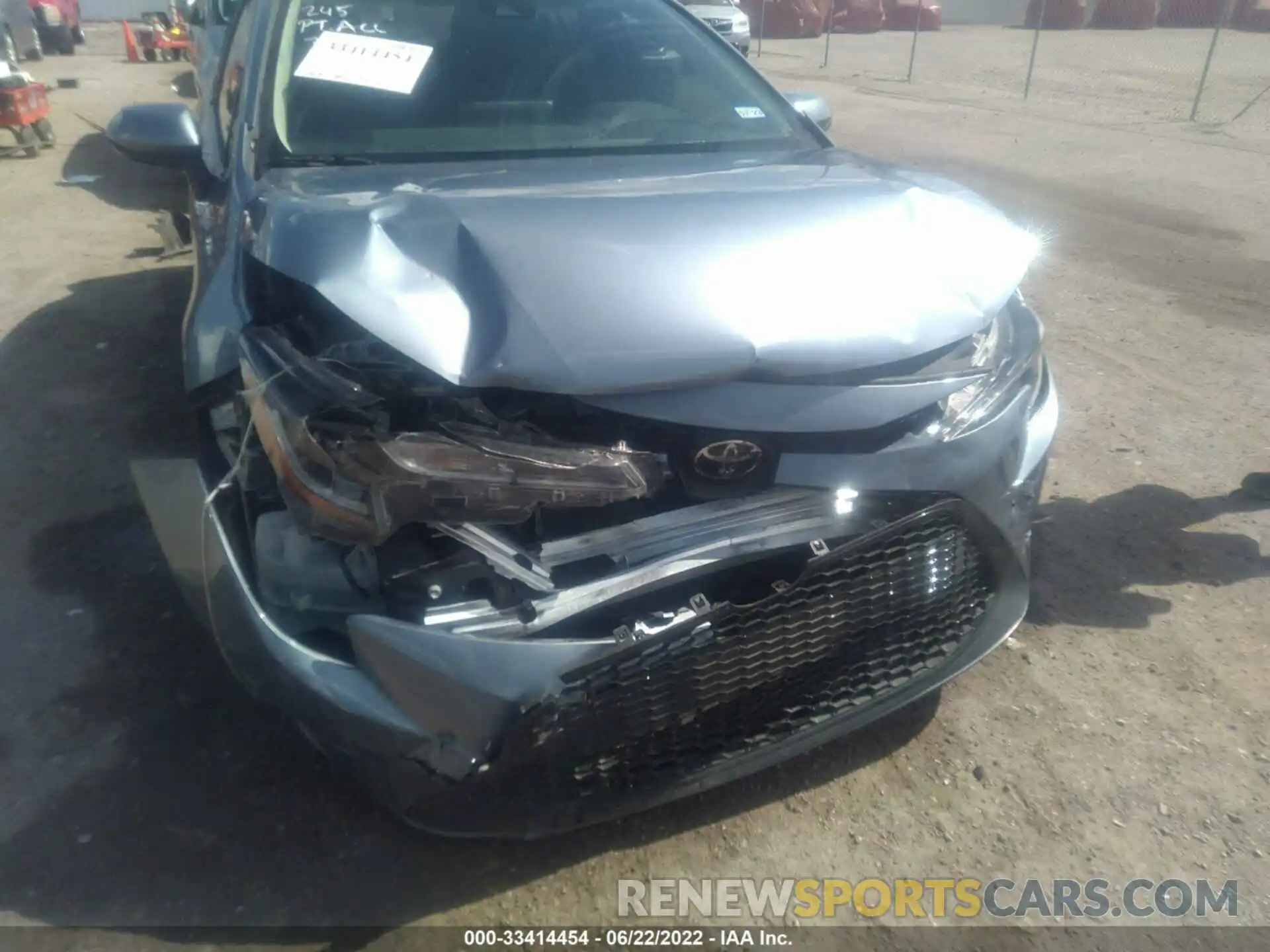 6 Photograph of a damaged car 5YFEPMAE8MP267353 TOYOTA COROLLA 2021