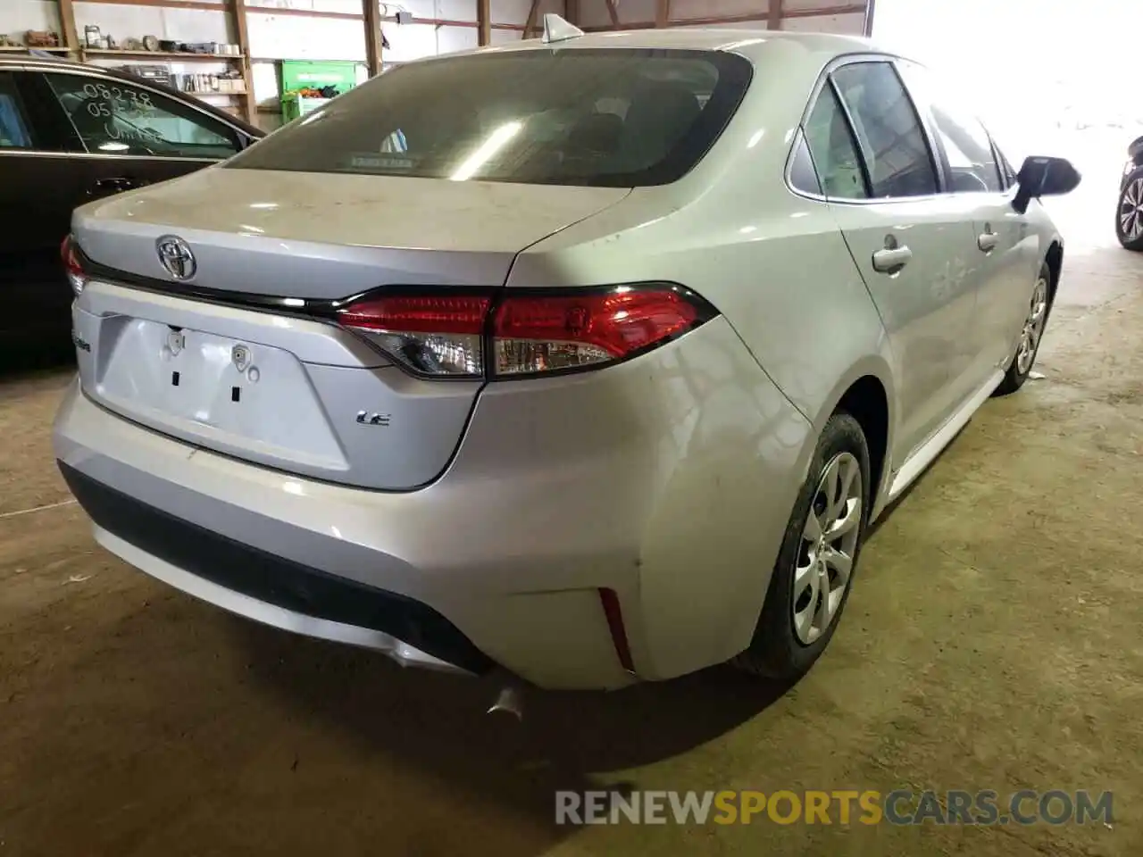 4 Photograph of a damaged car 5YFEPMAE8MP267658 TOYOTA COROLLA 2021