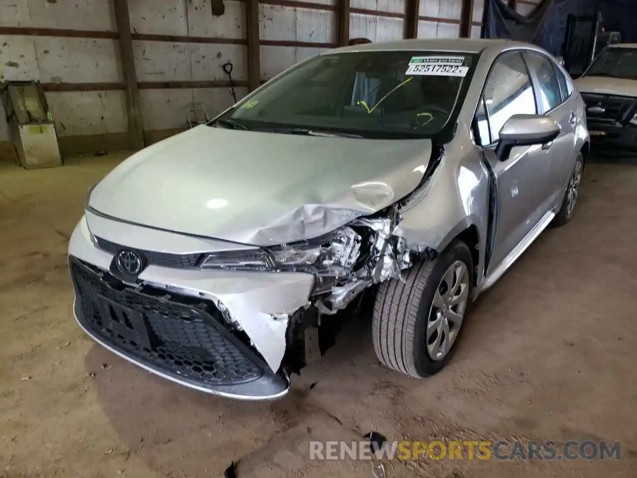 9 Photograph of a damaged car 5YFEPMAE8MP267658 TOYOTA COROLLA 2021