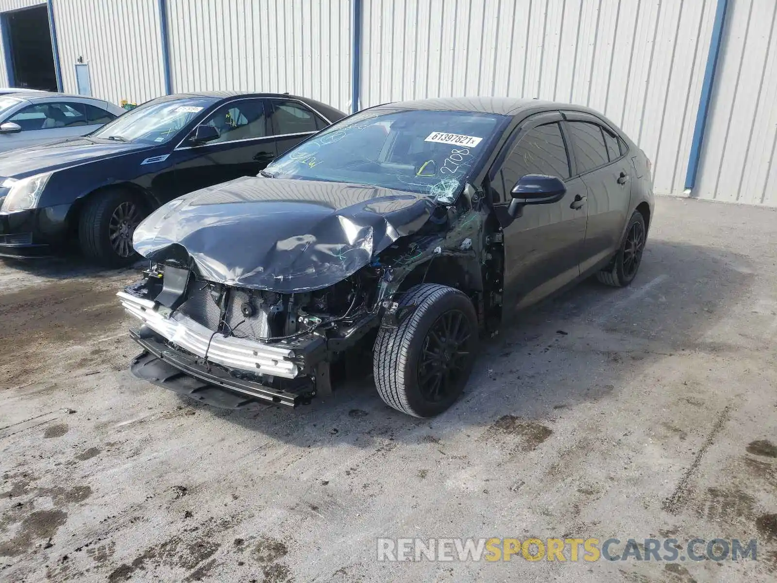 2 Photograph of a damaged car 5YFEPMAE8MP270818 TOYOTA COROLLA 2021