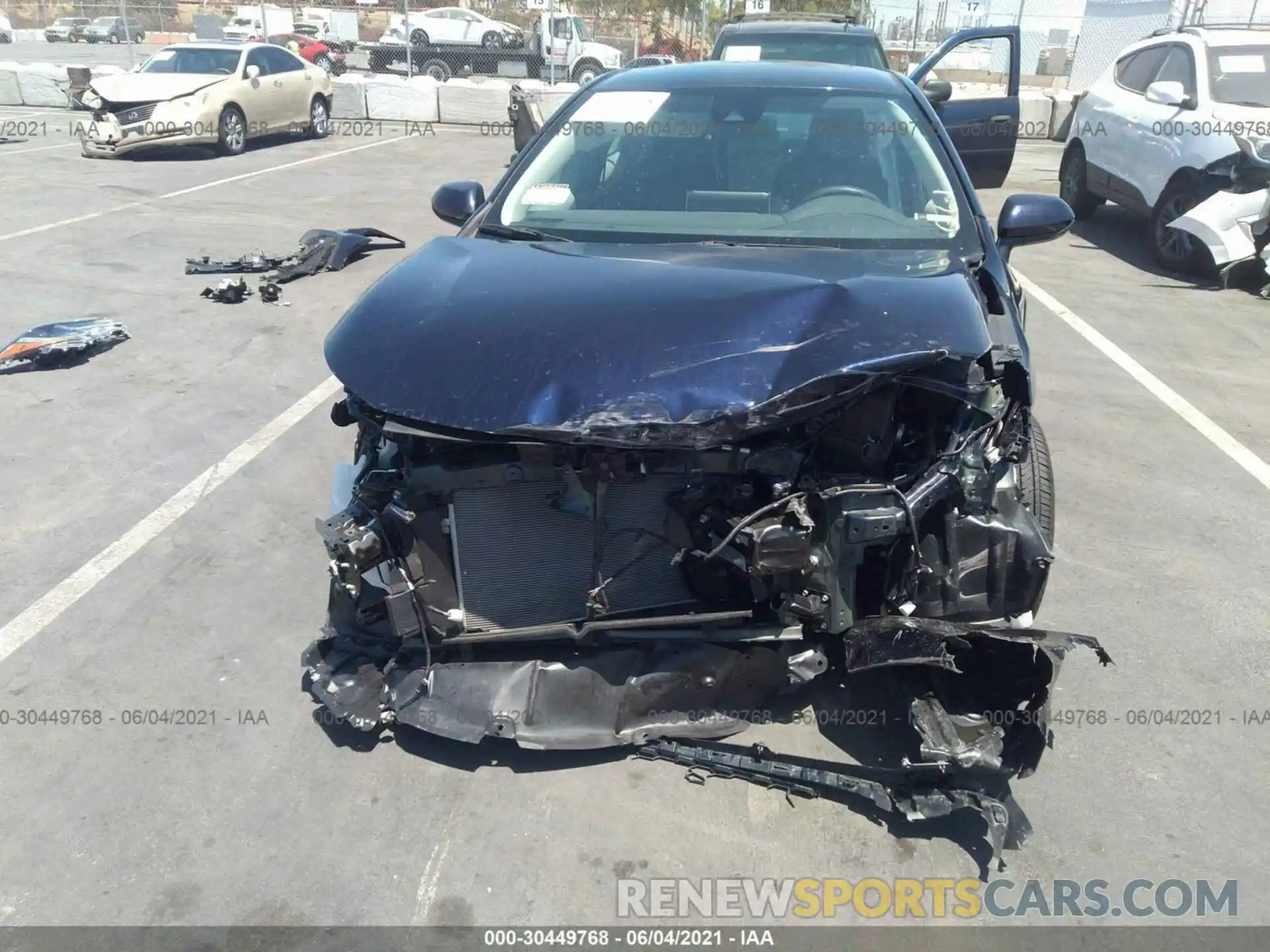 6 Photograph of a damaged car 5YFEPMAE9MP147304 TOYOTA COROLLA 2021