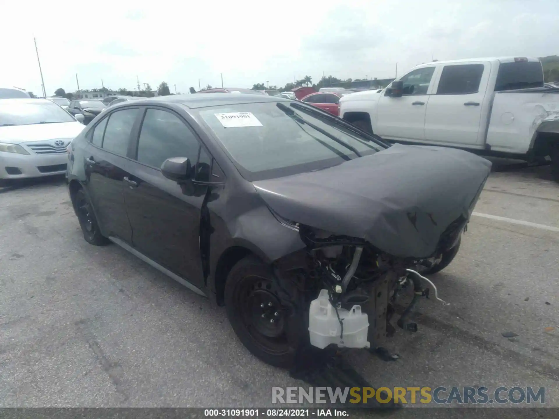 1 Photograph of a damaged car 5YFEPMAE9MP147545 TOYOTA COROLLA 2021